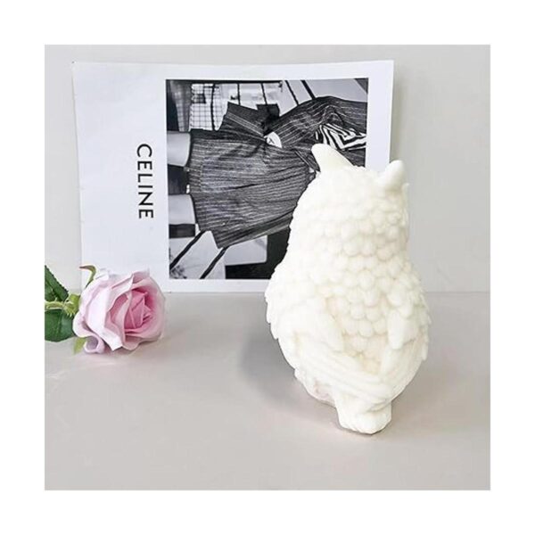 ZAKVOOR Moldes de silicona grandes para velas de búho de