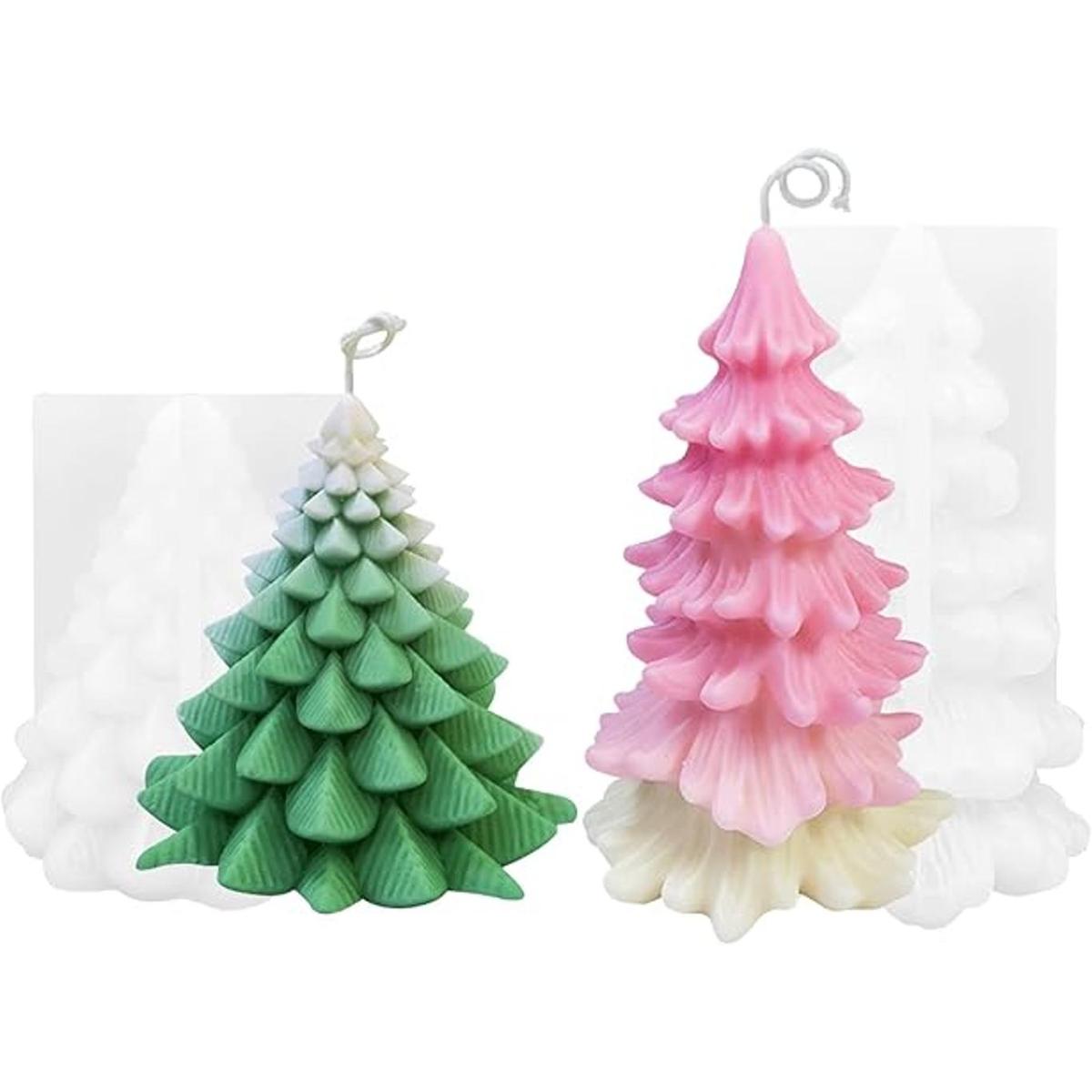 ZAKVOOR 2 piezas 3D de resina en forma de árbol de