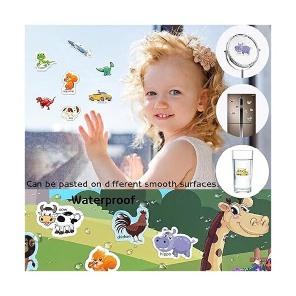 Juego de 3 libros de calcomanías reutilizables para niños_3