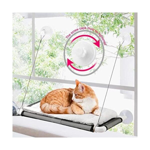 ZALALOVA Percha para ventana de gato hamaca para gato_1