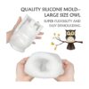 ZAKVOOR Moldes de silicona grandes para velas de búho de