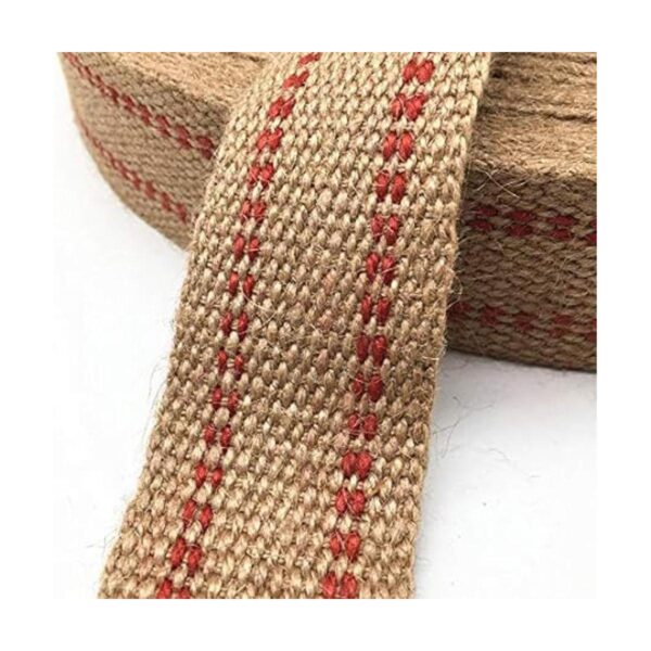 ZAIONE Rollo de cinta de yute de arpillera natural de 10