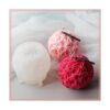 Moldes grandes para velas de rosas 3D molde de silicona_4