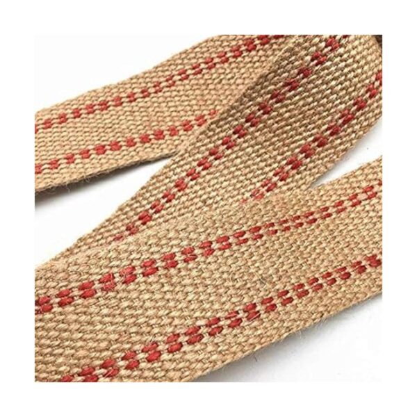 ZAIONE Rollo de cinta de yute de arpillera natural de 10