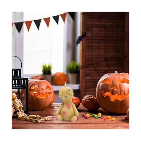 Molde de silicona para velas de muñeca de terror de