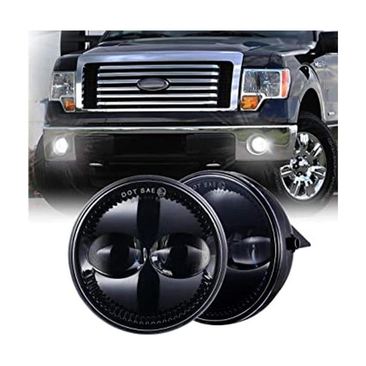 ZOFFROAD Luces antiniebla LED redondas de 4.5 pulgadas de