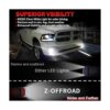 ZOFFROAD Luces LED antineblina de reemplazo para_3
