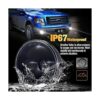 ZOFFROAD Luces antiniebla LED redondas de 4.5 pulgadas de_2
