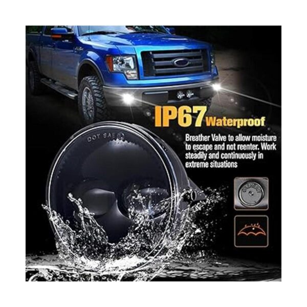 ZOFFROAD Luces antiniebla LED redondas de 4.5 pulgadas de_2