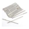 ZCOLOR 50 agujas de ojo grandes Blunt blanco 2.8 in largo