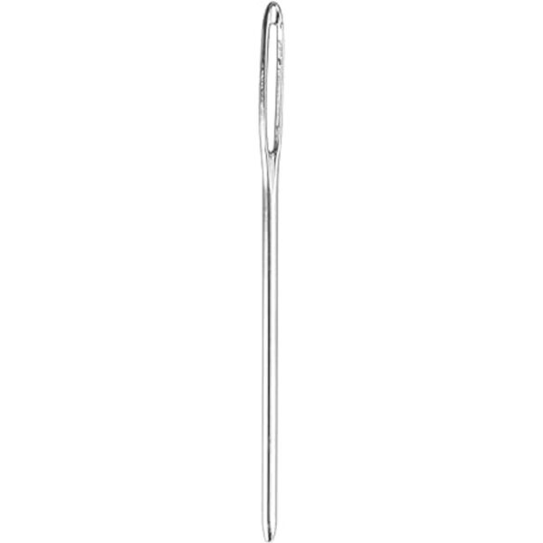 ZCOLOR 50 agujas de ojo grandes Blunt blanco 2.8 in largo