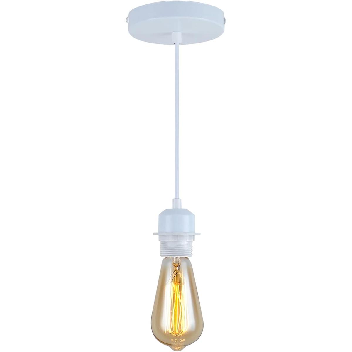 Mini kit de luz colgante industrial base E26 estilo