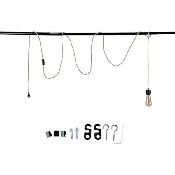 Cable de luz colgante de 15 pies kit de luz colgante con_3