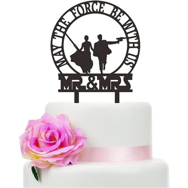 Decoración para tarta de boda con temática de Star Wars_1