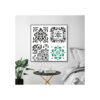 Plantilla de pintura Mandala reutilizable cortada con