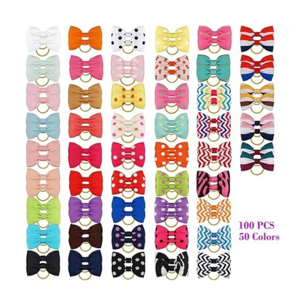 Yxiang Dog Hair Bow Pet Grooming Bows Cute Puppy Bowknot_2