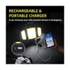 Luz magnética luz LED portátil de trabajo con 5 modos de_6