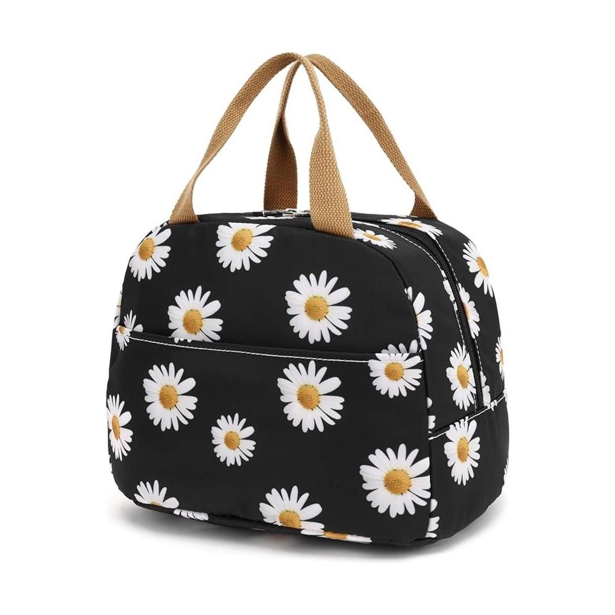 Bolsa de almuerzo floral para mujeres y niñas