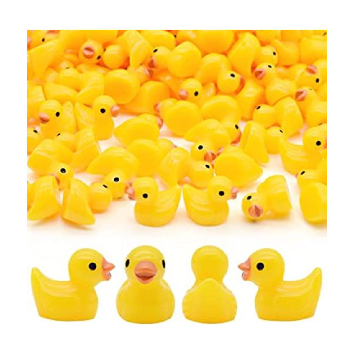 Yuronam 70 cuentas pequeñas de pato de resina de pato