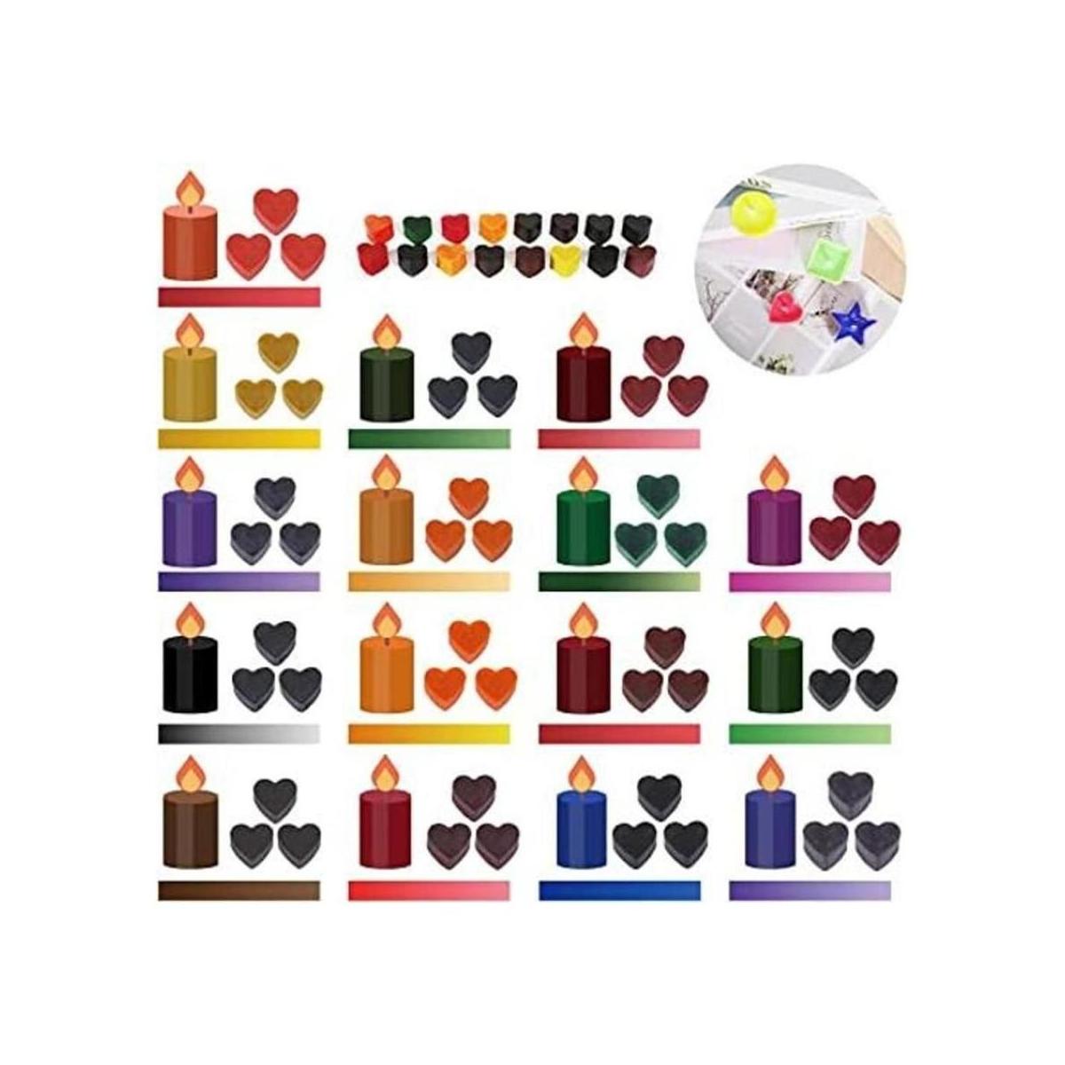 Juego de tinte para velas 16 colores para hacer velas