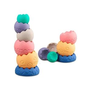 Miawow Pelotas apilables juguetes suaves para bebés de 6_1