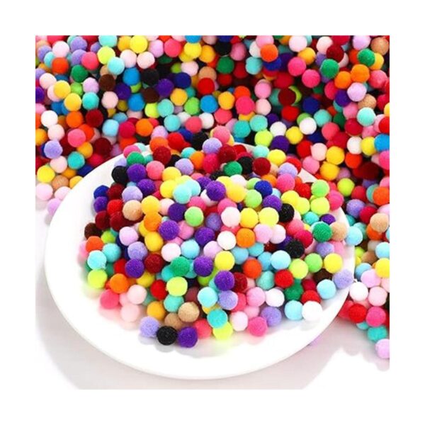 4000 pompones para manualidades varios pompones de 0.3