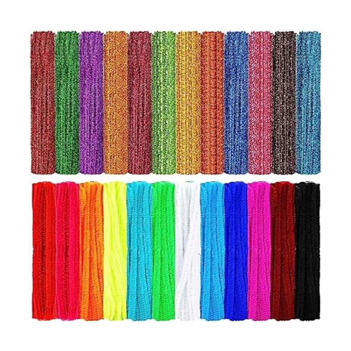 2400 limpiadores de tuberías 24 colores surtidos tallos