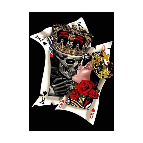 Kits de calaveras de pintura de diamantes 5D por números