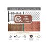 Señal Yuntarda No Pets Perlowed Sign 12.0 x 6.0 in 40_4
