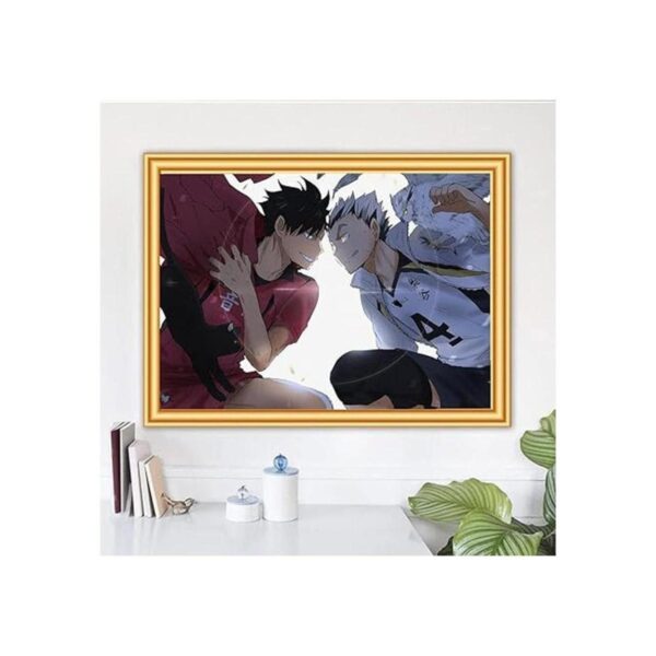 SaxSauly Kits de pintura de diamantes 5D de anime por