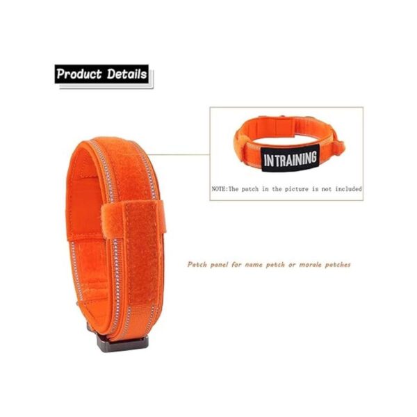 Yunleparks Collar táctico de nailon reflectante con