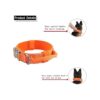 Yunleparks Collar táctico de nailon reflectante con