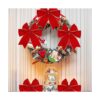 Yungyan Cinta de terciopelo de Navidad con alambre de
