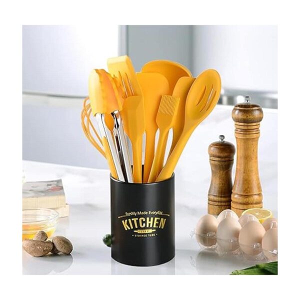 Juego de utensilios de cocina de silicona antiadherente