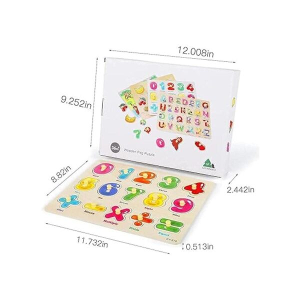 GRINNNIE Rompecabezas de madera para niños pequeños de 2_6