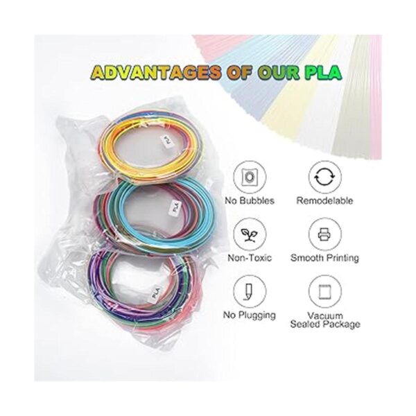 Recambios de filamento para bolígrafo 3D 30 colores_3