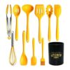 Juego de utensilios de cocina de silicona antiadherente