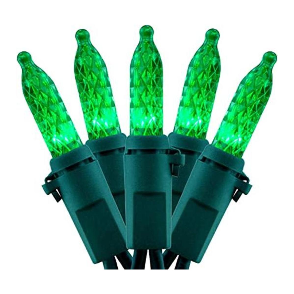 Luces LED de Navidad facetadas verdes de 200 unidades 2
