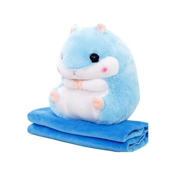 YunNasi Cojín de peluche para hámster con manta 19.6_1