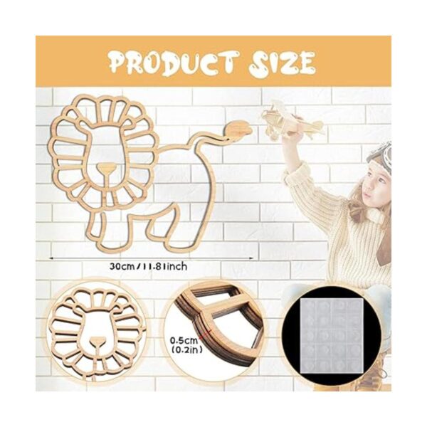 Decoración de pared para habitación del bebé 3 piezas con_2
