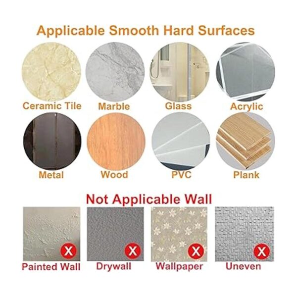 Ganchos de pared adhesivos plateados para toallas_5
