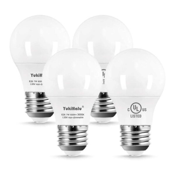 YukiHalu Bombillas LED A15 equivalente a 60 W base E26_1