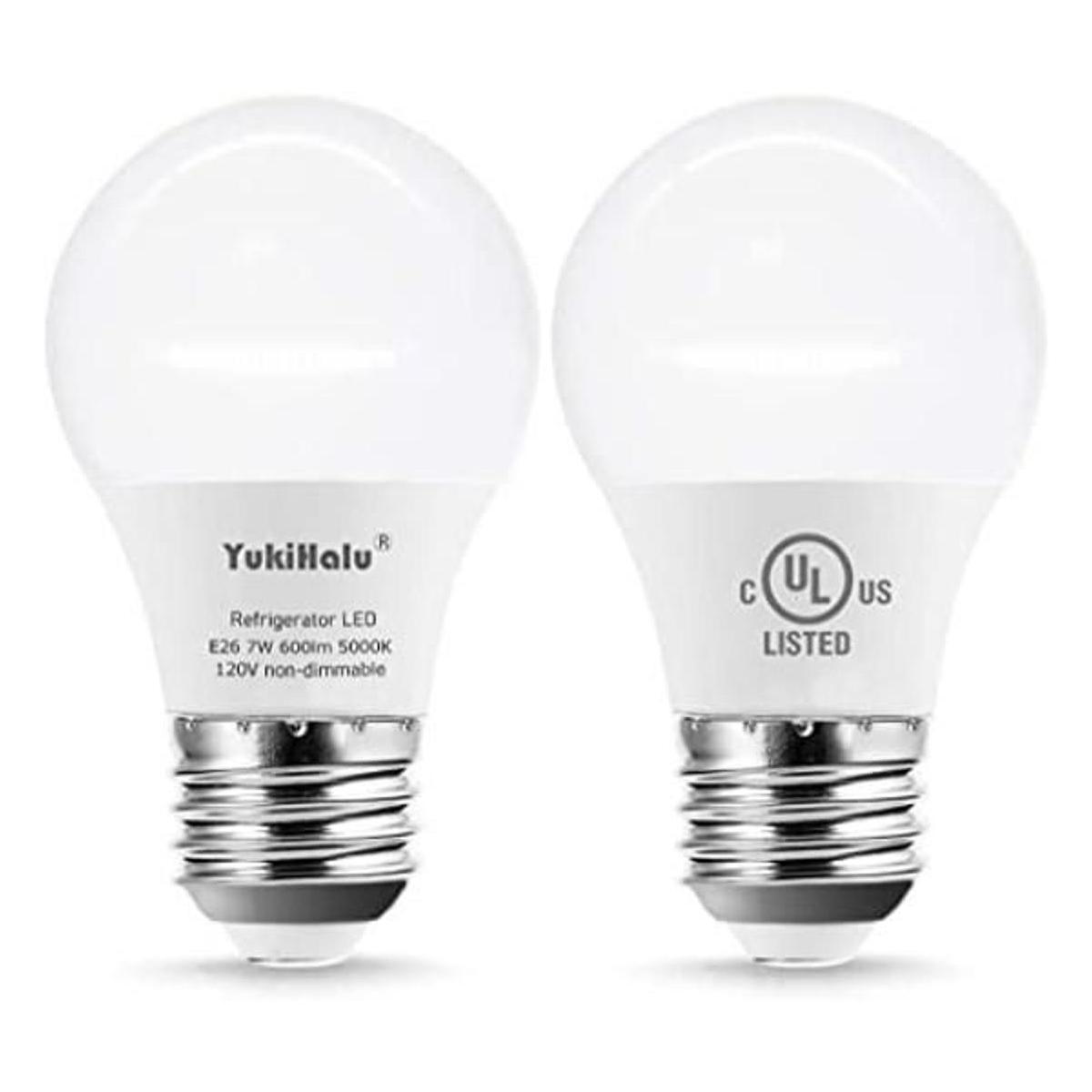 YUKIHALU Bombilla LED para refrigerador equivalente a 60