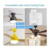 YukiHalu Ceiling Fan Remote Control Kit Universal and_3