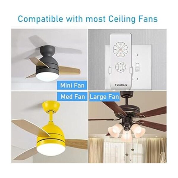 YukiHalu Ceiling Fan Remote Control Kit Universal and_3