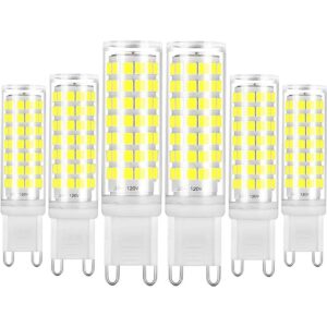 Bombilla LED G9 de 7 W regulable 50 W 60 W equivalente