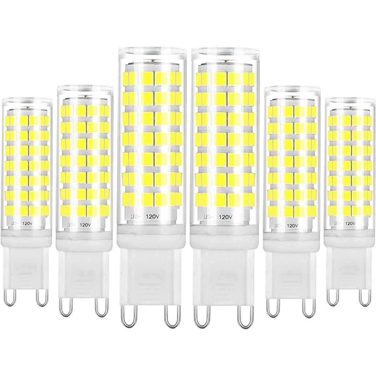 Bombilla LED G9 de 7 W regulable 50 W 60 W equivalente