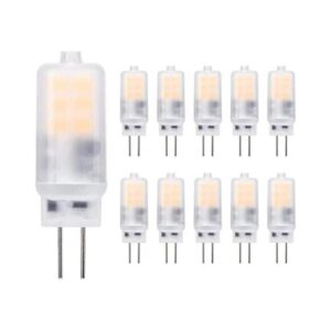 Bombilla LED G4 de 2 W ACDC 12 V blanco cálido 2700 K G4