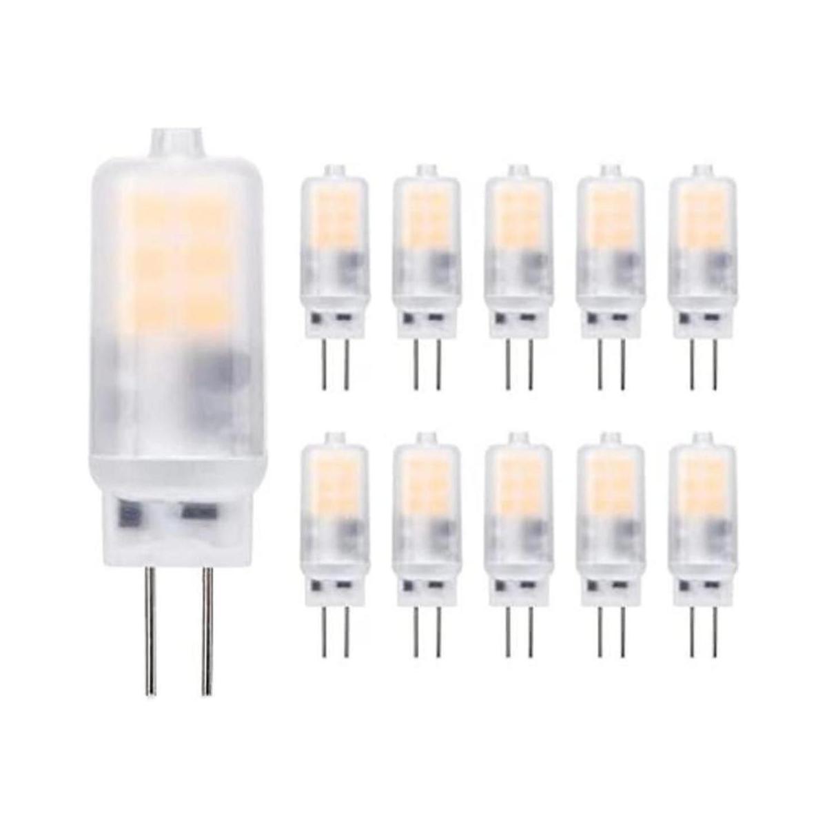 Bombilla LED G4 de 2 W ACDC 12 V blanco cálido 2700 K G4