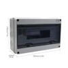 Caja de distribución de disyuntor impermeable IP65 ABS_2